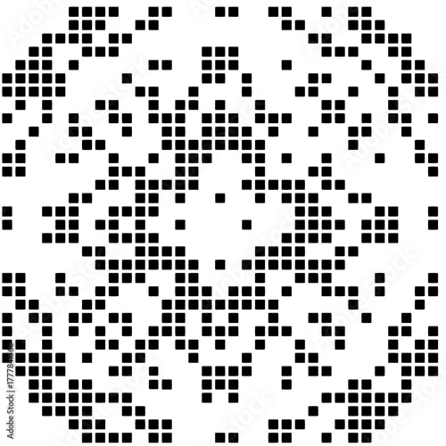 Black pattern.Seamless texture. Vector graphics for design, prints, decoration, cover, textile, digital wallpaper, web background, wrapping paper, clothing, fabric, packaging, cards.