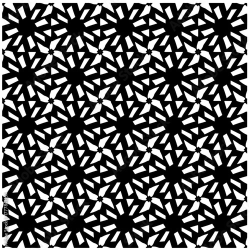 Black pattern.Seamless texture. Vector graphics for design, prints, decoration, cover, textile, digital wallpaper, web background, wrapping paper, clothing, fabric, packaging, cards.