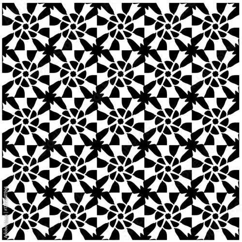 Black pattern.Seamless texture. Vector graphics for design, prints, decoration, cover, textile, digital wallpaper, web background, wrapping paper, clothing, fabric, packaging, cards.