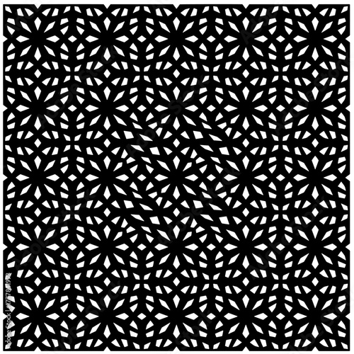 Black pattern.Seamless texture. Vector graphics for design, prints, decoration, cover, textile, digital wallpaper, web background, wrapping paper, clothing, fabric, packaging, cards.