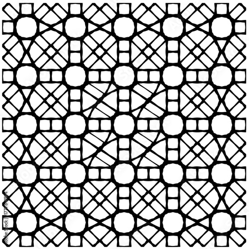 Black pattern.Seamless texture. Vector graphics for design, prints, decoration, cover, textile, digital wallpaper, web background, wrapping paper, clothing, fabric, packaging, cards.