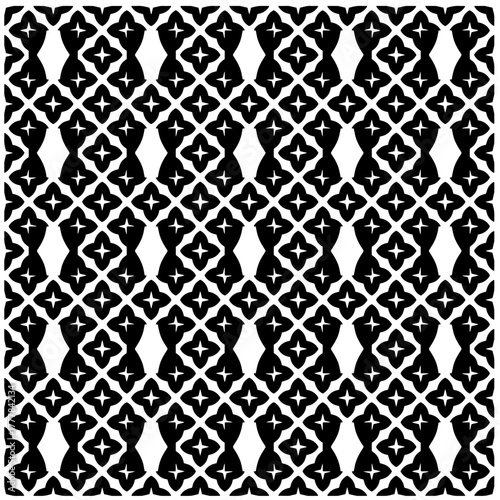 Black pattern.Seamless texture. Vector graphics for design, prints, decoration, cover, textile, digital wallpaper, web background, wrapping paper, clothing, fabric, packaging, cards.