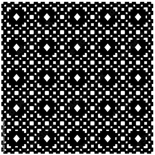 Black pattern.Seamless texture. Vector graphics for design, prints, decoration, cover, textile, digital wallpaper, web background, wrapping paper, clothing, fabric, packaging, cards.