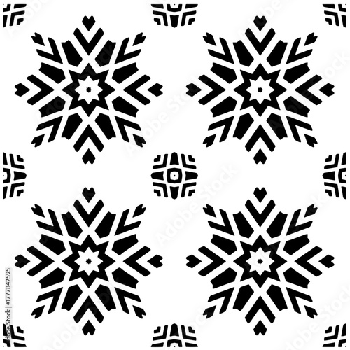 Black pattern.Seamless texture. Vector graphics for design, prints, decoration, cover, textile, digital wallpaper, web background, wrapping paper, clothing, fabric, packaging, cards.