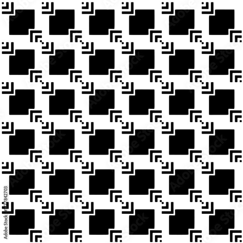 Black pattern.Seamless texture. Vector graphics for design, prints, decoration, cover, textile, digital wallpaper, web background, wrapping paper, clothing, fabric, packaging, cards.