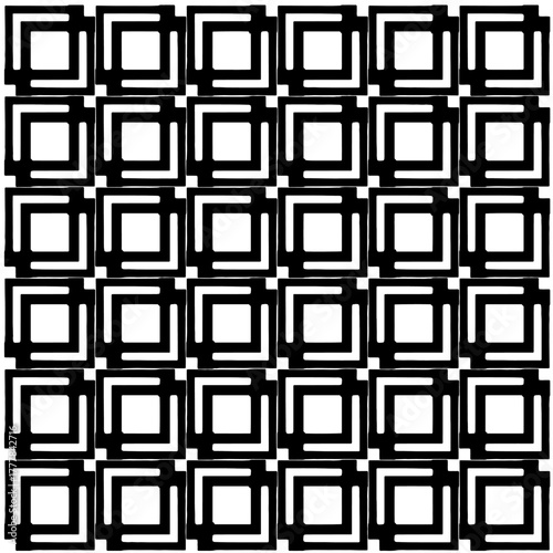 Black pattern.Seamless texture. Vector graphics for design, prints, decoration, cover, textile, digital wallpaper, web background, wrapping paper, clothing, fabric, packaging, cards.