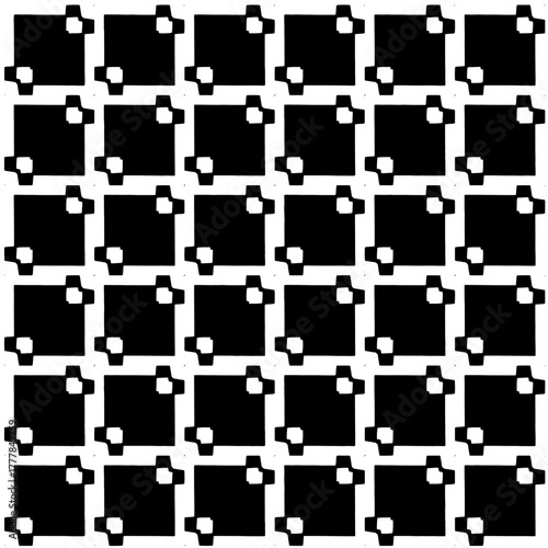 Black pattern.Seamless texture. Vector graphics for design, prints, decoration, cover, textile, digital wallpaper, web background, wrapping paper, clothing, fabric, packaging, cards.