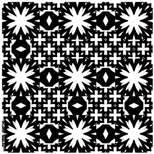 Black pattern.Seamless texture. Vector graphics for design, prints, decoration, cover, textile, digital wallpaper, web background, wrapping paper, clothing, fabric, packaging, cards.