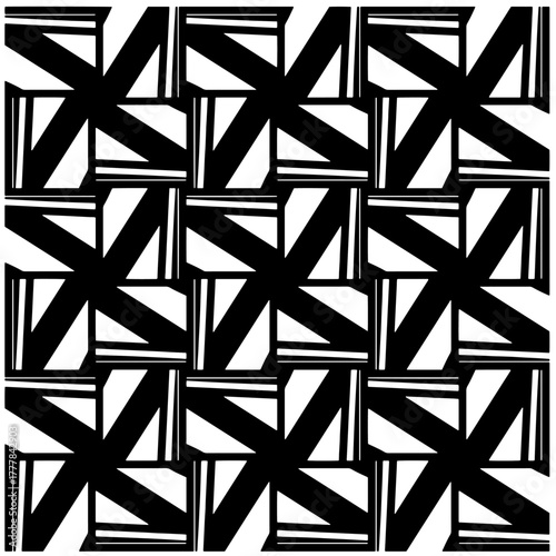 Black pattern.Seamless texture. Vector graphics for design, prints, decoration, cover, textile, digital wallpaper, web background, wrapping paper, clothing, fabric, packaging, cards.