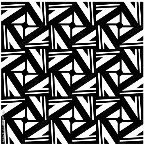 Black pattern.Seamless texture. Vector graphics for design, prints, decoration, cover, textile, digital wallpaper, web background, wrapping paper, clothing, fabric, packaging, cards.