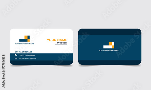 Business card design for finance