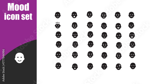 Mood icon set