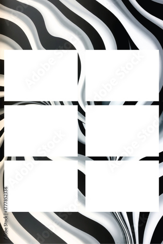 photobox frame photostrip polaroid photobooth template abstract