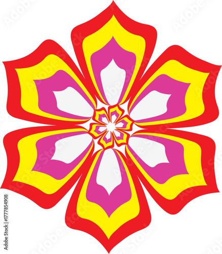 vector illustration of a flower