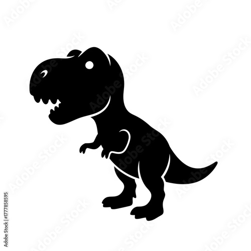 Silhouette of T-Rex Dinosaur
