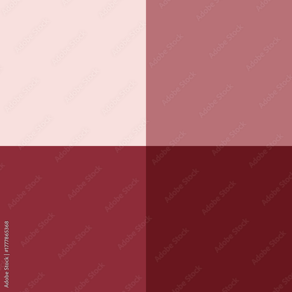 Fototapeta premium Red Hue Quadrants – Minimal Gradient Square