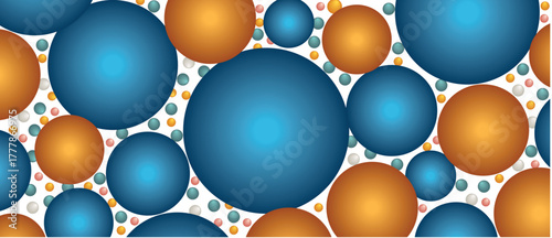 Glossy 3D Balloon Vector Set – Colorful Pink and Blue Glass Sphere Decorations for Christmas, Party, Birthday, Holiday Celebration Designs