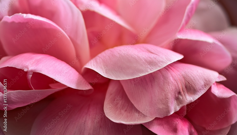 Obraz premium a mesmerizing close up revealing intricate details of pink petals