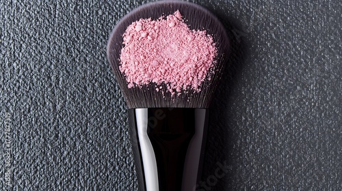 makeup brushes  in closeup
