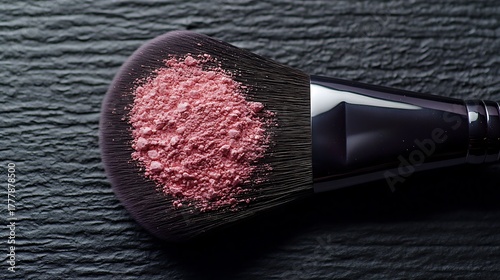 makeup brushes  in closeup