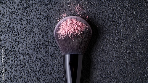 makeup brushes  in closeup