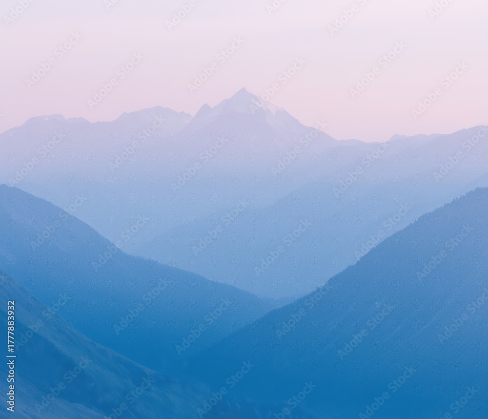 Obraz premium Majestic Peaks Aerial Flight Stunning Vista breathtaking aerial view captures towering mountain ranges receding distance, punctuated