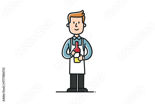 Bartender mixing drinks in a lively bar setting for summer celebration