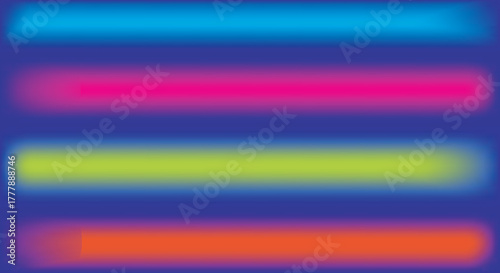 Abstract colorful horizontal bands of light create a vibrant visual display
