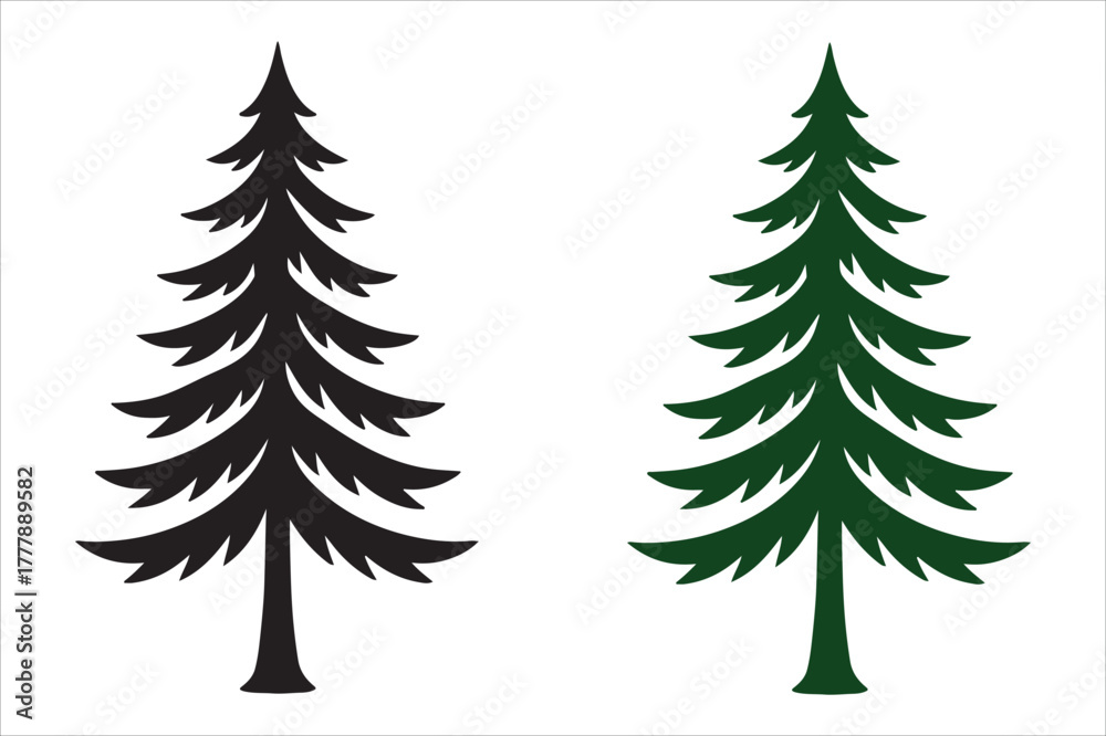 Obraz premium set of trees