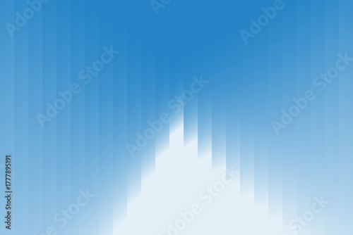 Abstract Blue and White Vertical Stripe Gradient Background with Digital Pixelated Effect