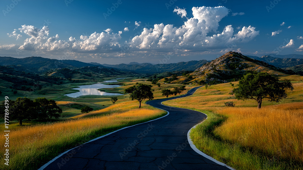 Obraz premium road in mountains