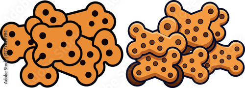 cookies illustration vector, sweet dessert artwork, biscuit cartoon design, tasty bakery drawing, chocolate chip cookie art, homemade cookie vector, delicious snack illustration, pastry dessert design