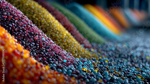 row of yellow colors 