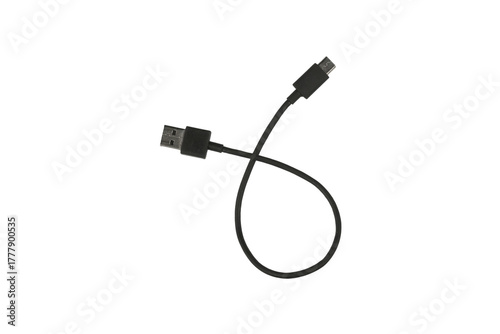 USB to micro-USB charging cable is isolated.