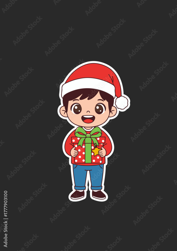 Obraz premium Merry Christmas clip art