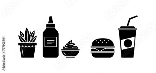 Illustration of various everyday items