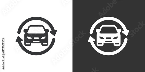 Car Care icon. Solid glyph series icon