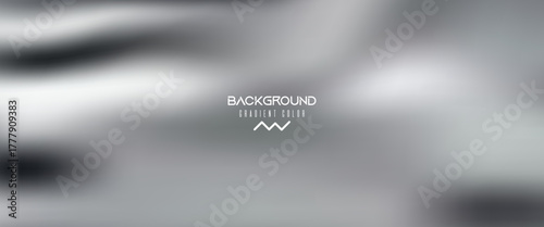 Liquid metal surface with elegant waves and silky reflections. Dynamic black and white pattern resembling