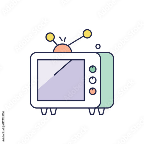 Television vector icon