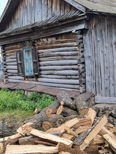 old wooden house