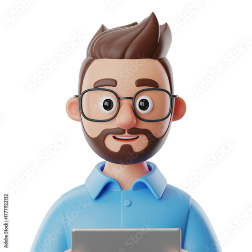 Avatar 3d icon png boy 3d icon cartoon png icon isolated on transparent background