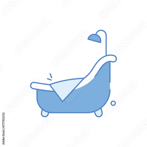 Bathtub vector icon