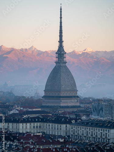 Fototapeta Naklejka Na Ścianę i Meble -  Italy, Turin, Orta san giuli lake and small village; landscape, city, street food, drink, 
