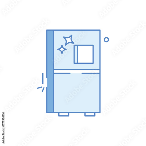 Refrigerator vector icon