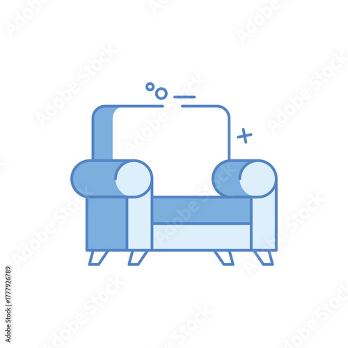 Sofa vector icon