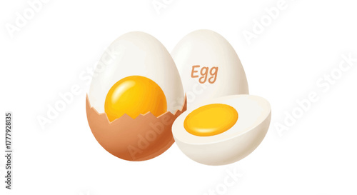 Delicious Soft-Boiled and Hard-Boiled Eggs with a Whole Egg.