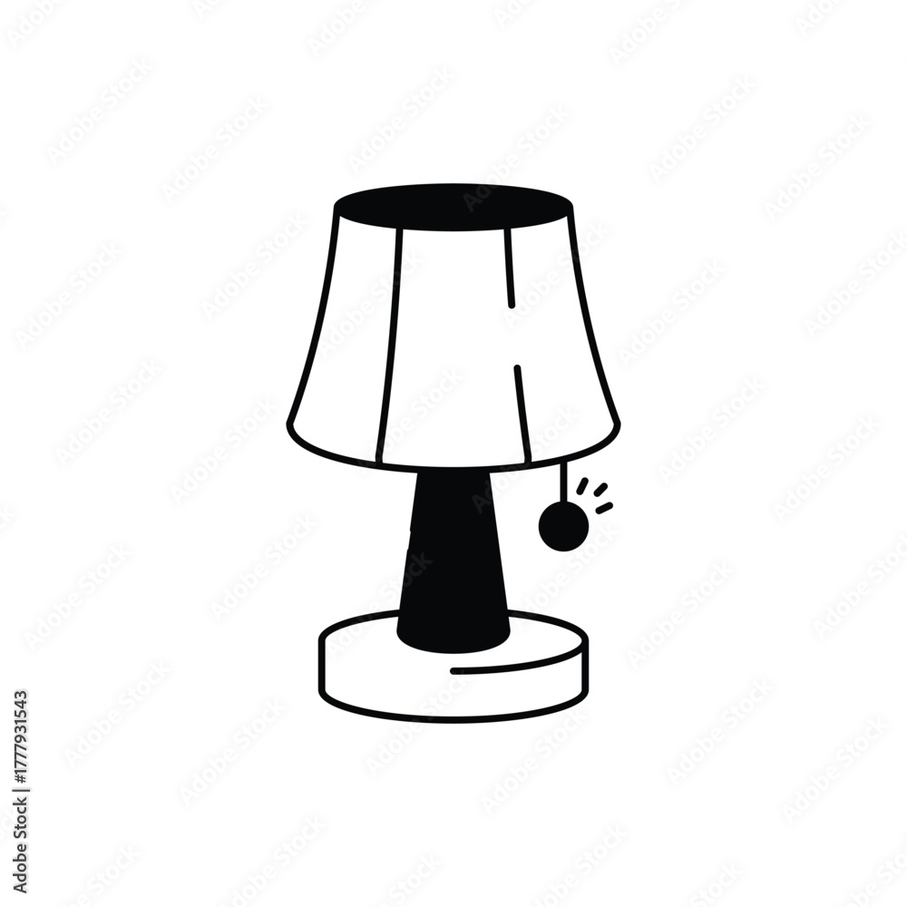 Obraz premium Lamp vector icon
