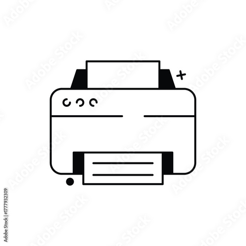 Printer vector icon
