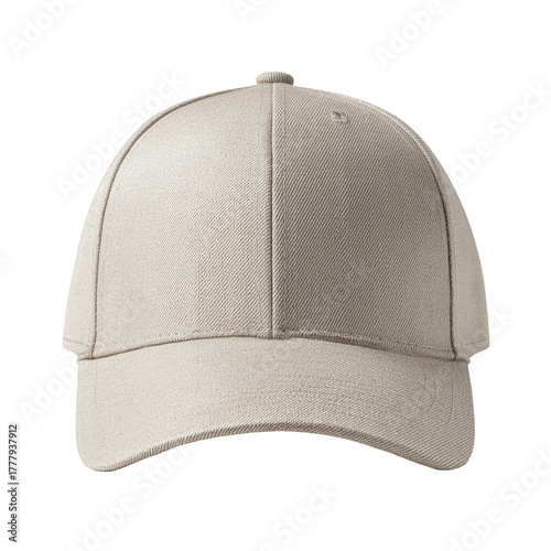 Simple Beige Cap Suitable for Casual Wear or Outdoor Activities