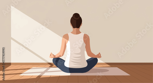 Meditation and Mindfulness Vector